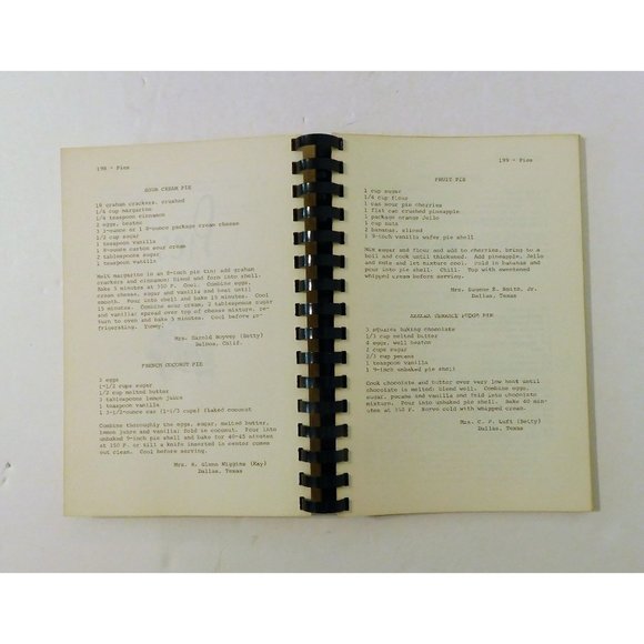 Cooking For Dimes March of Dimes Cookbook 1st Edition 1972 Dallas PB Spiral - Picture 8 of 8